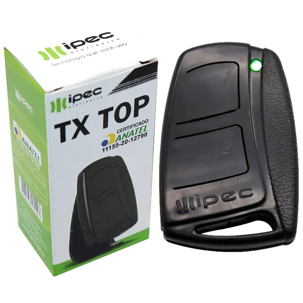 Controle Remoto Para Portão e Alarme TX Top Preto 433,92MHz (Testado + Tutorial)